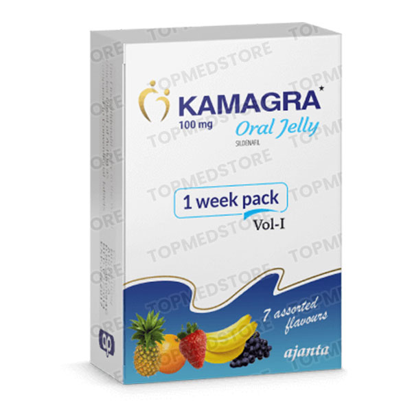 Kamagra 100mg Oral Jelly 7 Assorted Flavours